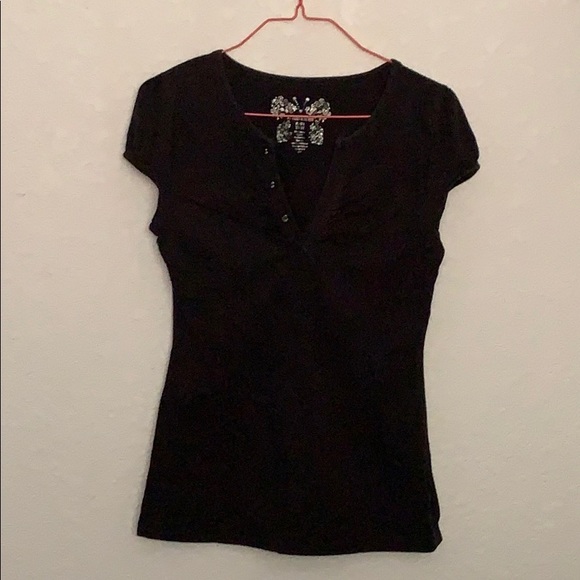 Black fitted T - Picture 1 of 3